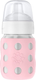 Lifefactory 8-Ounce Stainless-Steel Vacuum-Insulated Wide-Neck Baby Bottle by Lifefactory