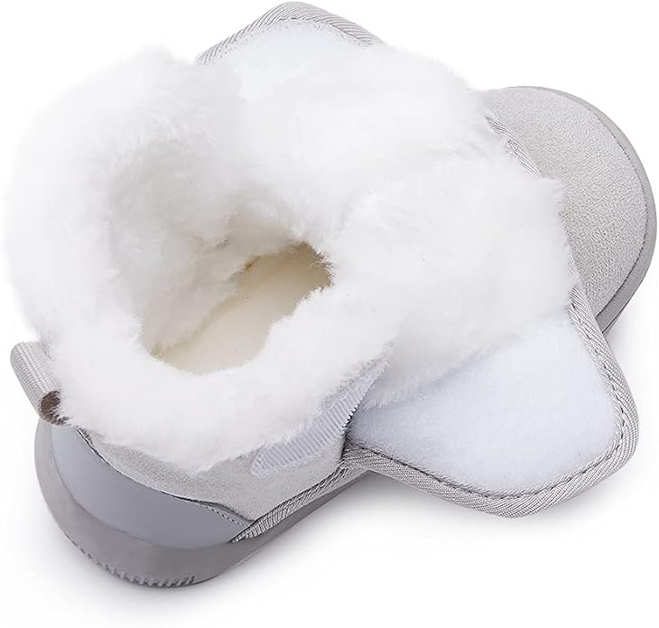 BMCiTYBM Girls Boys Snow Boots Warm Winter Fur Lined Baby Shoes - Image 5