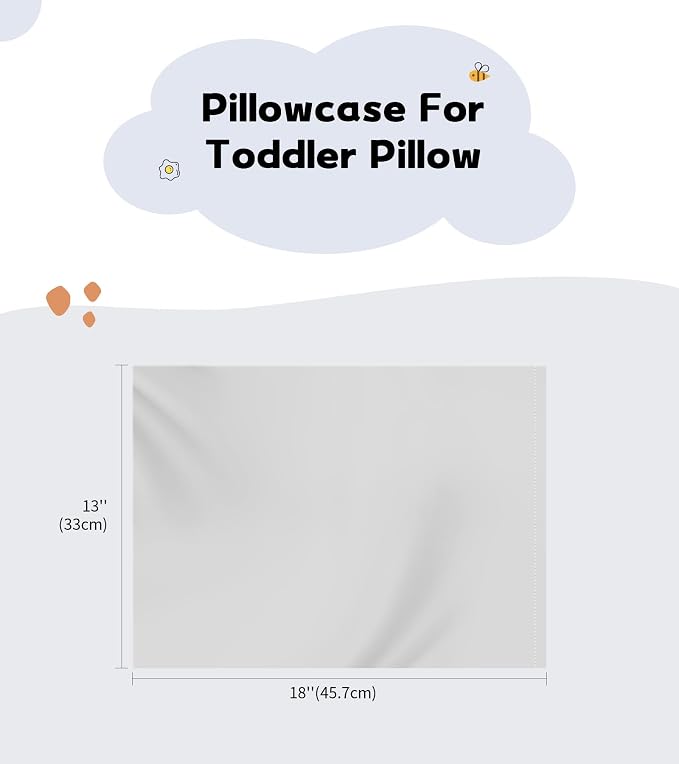 Deep Dream Toddler Pillowcases for 13x18 Pillow 2 Pack, 100% Cotton Travel - Image 2