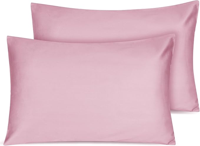 Organic Cotton Toddler Pillowcase 2 Pack, 14 x 20 Travel Pillow Case Cover by LULUSILK