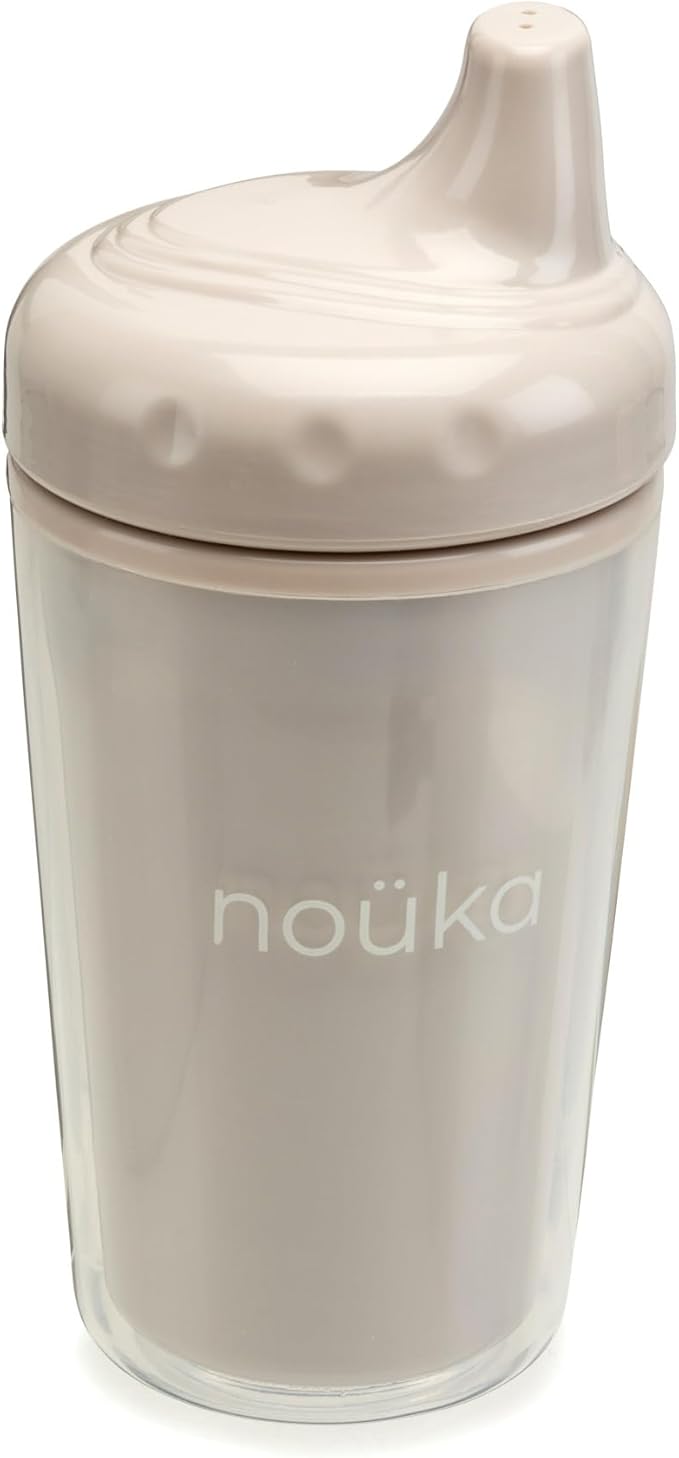 noüka Insulated and Non-Spill Sippy Cup | Leak Proof and Easy Grip | Keeps by no%C3%BCka
