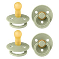 BIBS Pacifiers - Colour 4-Pack | BPA Free Baby Pacifier | Round Nipple Binkies by BIBS