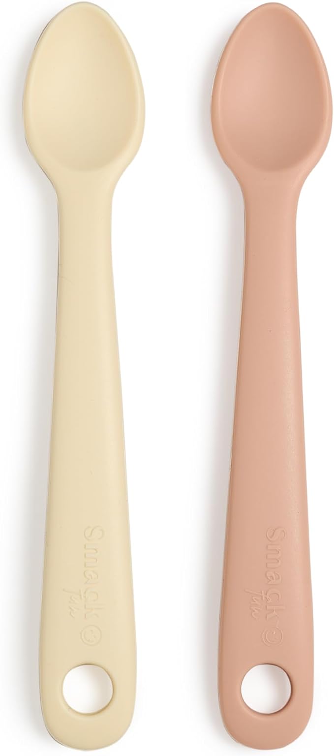 Smack Fun - Silicone Baby Feeding Spoons | 2 Pack by SmackFun
