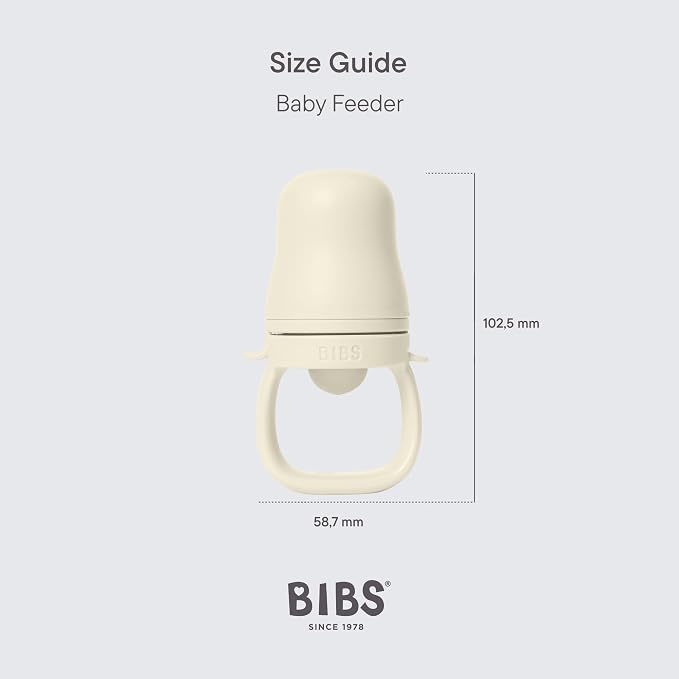 BIBS Baby Feeder with 2 Silicone Nipples, Compatible with Freezer Tray - Image 3