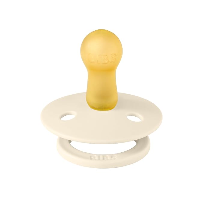 BIBS Pacifiers Colour Collection | Natural Rubber Baby Pacifier | Round Nipple - Image 4