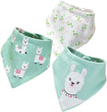 JN&LULU 3 Pack Newborn Baby Bibs Bandana Drool Bibs by JNLULU