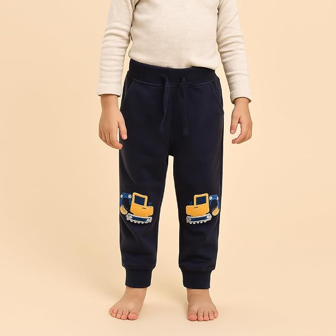 Boys Pants, Toddler 3 Pack Drawstring Elastic Sweatpants Cartoon Active Joggers - Image 6