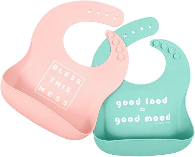 Simka Rose Silicone Baby Bibs by simkarose