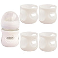 4 Pack Silicone Sleeves for Avent Natural Glass Baby Bottles, Anti Breakage by Kingwi