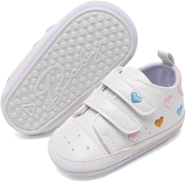 Clowora Baby Boys Girls Shoes Non-Slip Rubber Sole Sneakers Infant First by Clowora
