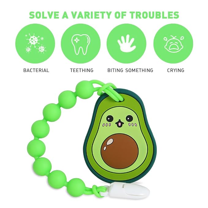 Baby Teething Toys, Food Grade Silicone Teether - Image 3