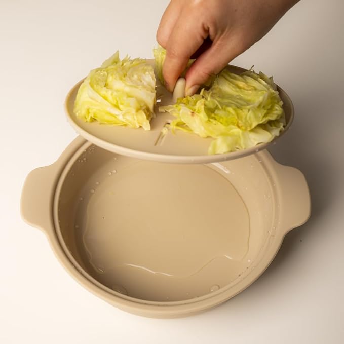 Microwave Silicone Steamer for Baby Food, Made In Korea, Oven & Dishwasher Safe - Image 3