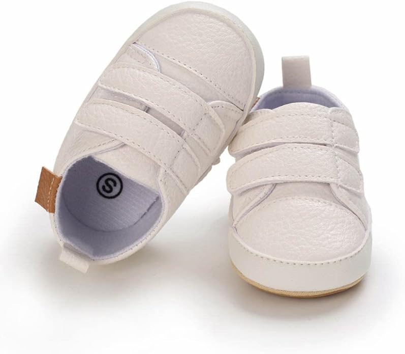 2Pairs Baby Shoes, Boys Girls Non-Slip Rubber Sole Sneakers, Unisex Infant Soft - Image 5