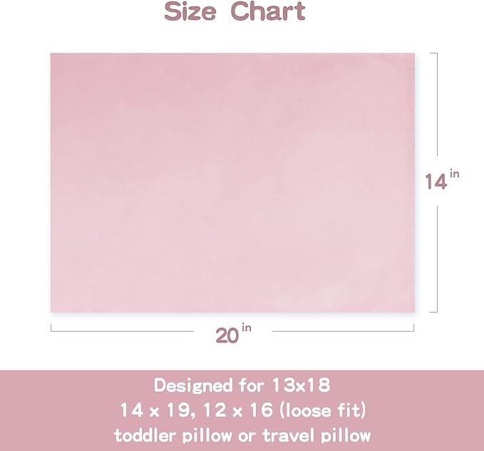Soft Organic Cotton Toddler Pillowcases 14 X 20 Inches, Fit 13 X 18, 14 X 19 - Image 6