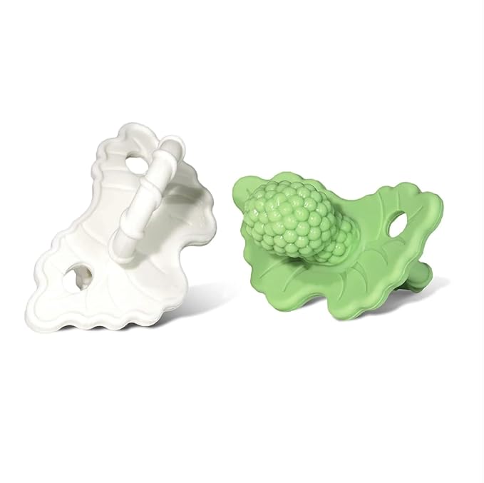 RaZbaby RaZberry Silicone Teether Pacifier – Teething Relief by RaZbaby
