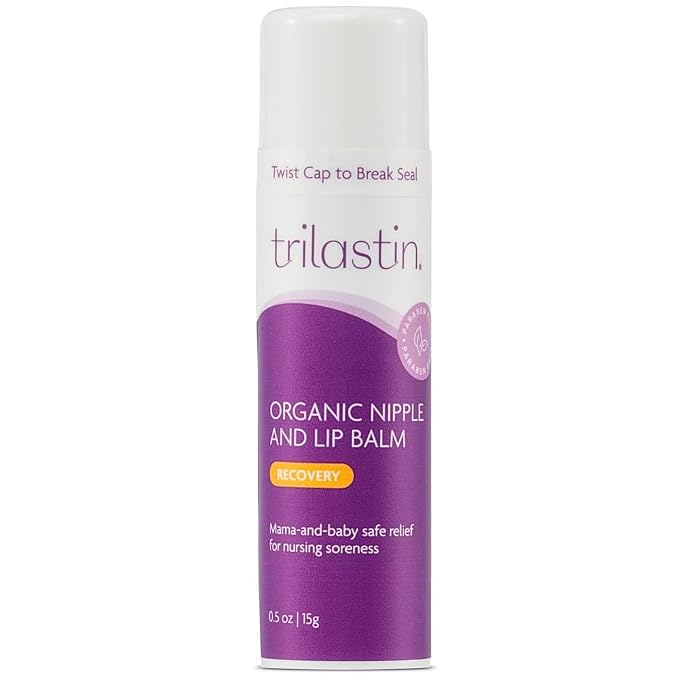 TriLASTIN Vitamin-Infused Nipple and Lip Balm | Breastfeeding Essentials | by TriLASTIN
