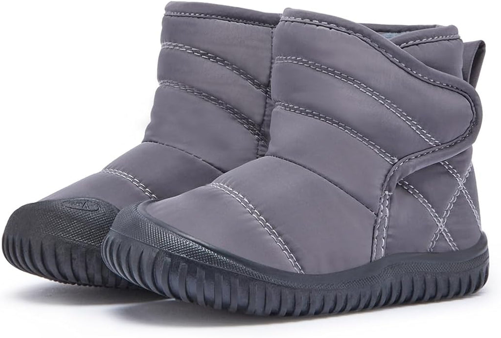 BMCiTYBM Toddler Baby Snow Boots Winter Shoes Boys Girls Cold Weather Baby Faux - Image 4