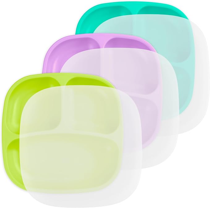 Re-Play Toddler Plates with Dividers by Re-Play