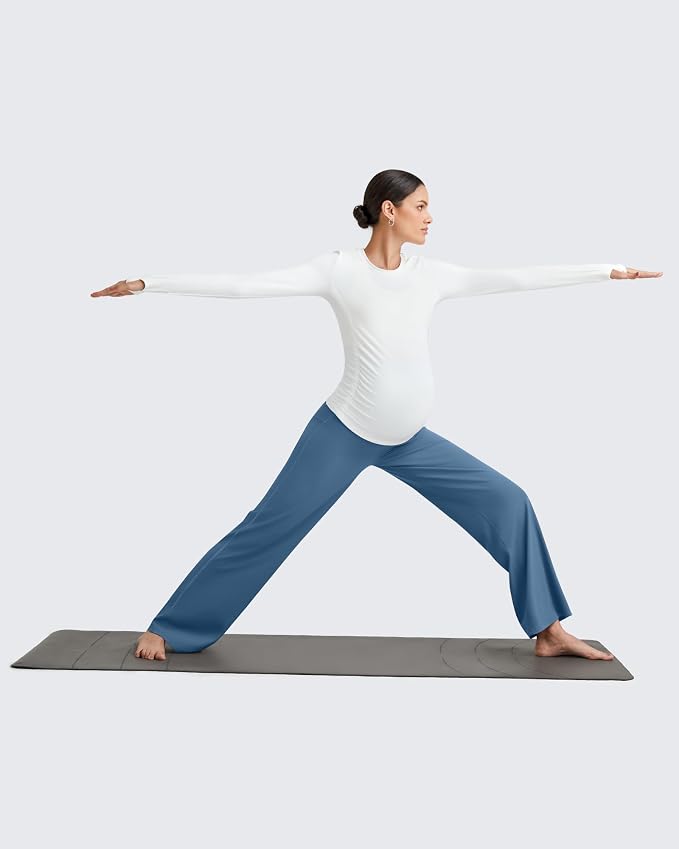 G4Free BareFeel Maternity Dress Yoga Pants Over The Belly Stretchy Work Slack - Image 6