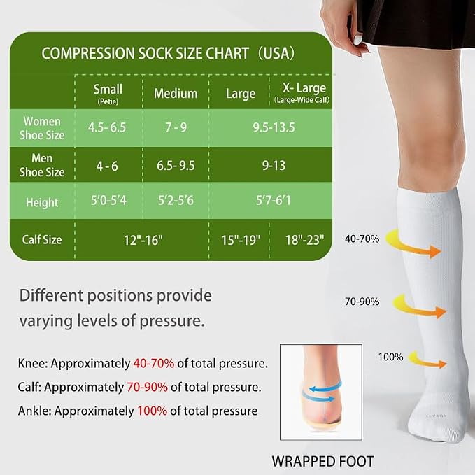 LEVSOX Viscose Made from Bamboo Compression Socks - Image 5