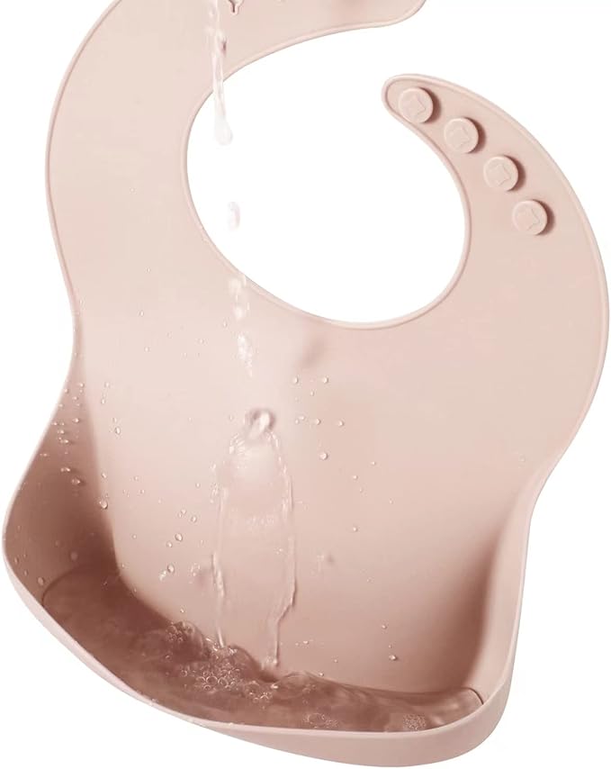 PandaEar 2 Pack Silicone Baby Bibs - Image 6