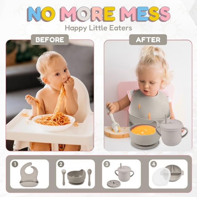 Silicone Baby Feeding Set - Image 2