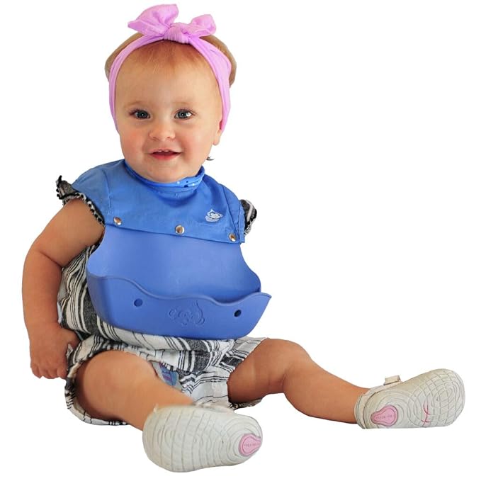 Philip Bib - 2 -in-1 Waterproof Baby Bib by TheLittleMonkeyCompany