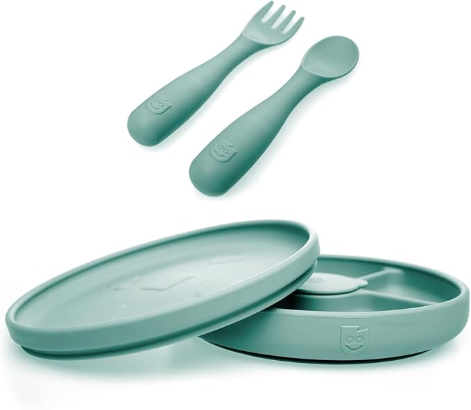 Talktools Bitsy Feeding Kid's Essentials Plate Set – Toddler Utensils, Spoon - Image 9