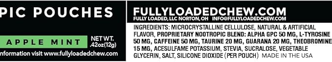 Fully Loaded Alpha Fuel Nootropic Pouches - Image 2