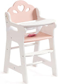 ROBOTIME Baby Doll High Chair, Pretend Play High Chair by ROBOTIMEBuildingThingstoLife