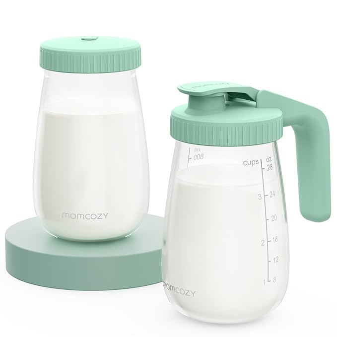 Momcozy Glass Breast Milk Pitcher, Milk Storage Container by Momcozy