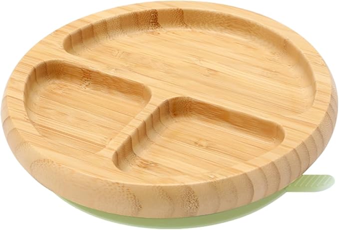 Bamboo Suction Plates for Babies and Bamboo Plates For Kids Baby Feeding and - Image 8