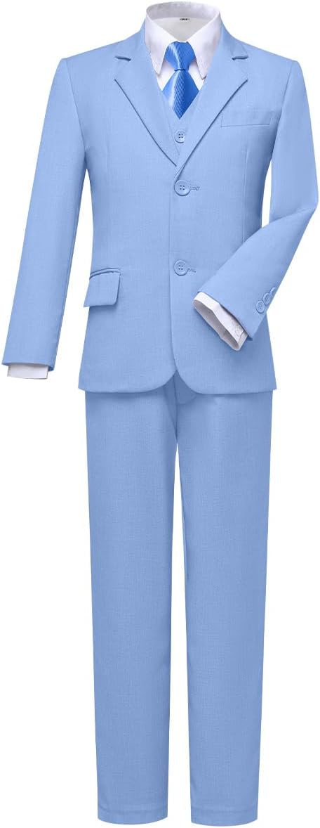 Visaccy Boys Suits Slim Fit Dress Clothes Ring Bearer Outfit by Visaccy