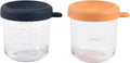 BEABA 2 Pack Glass Baby Food Jars by BEABAUSA