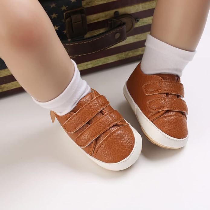 Clowora Baby Boys Girls Shoes Non-Slip Rubber Sole Sneakers Infant First - Image 5