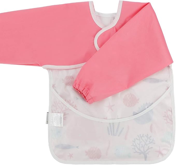 Infant Toddler Baby Waterproof Sleeved Bib, Bib - Image 6