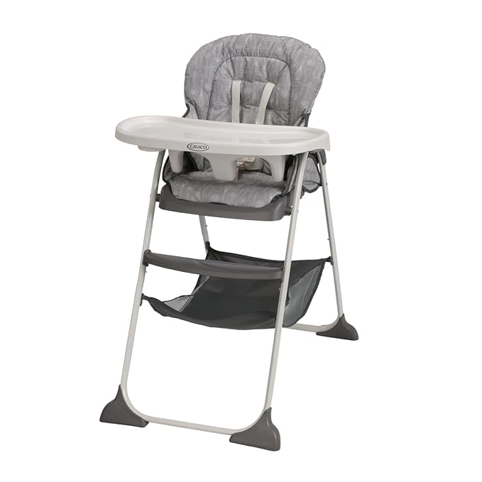 Graco Slim Snacker High Chair, Ultra Slim, Fast-Folding, Comfortable Feeding - Image 2