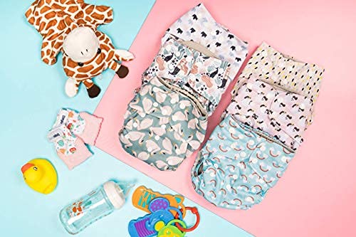 Simple Being Reusable Cloth Diapers- One Size Adjustable, Washable Soft - Image 5