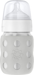 Lifefactory 8-Ounce Stainless-Steel Vacuum-Insulated Wide-Neck Baby Bottle by Lifefactory