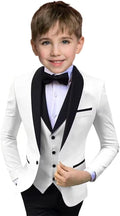 Boys Suit 3 Piece Ring Bearer Suit Kids Formal Jacket Vest Pants Suits Wedding by Unknown