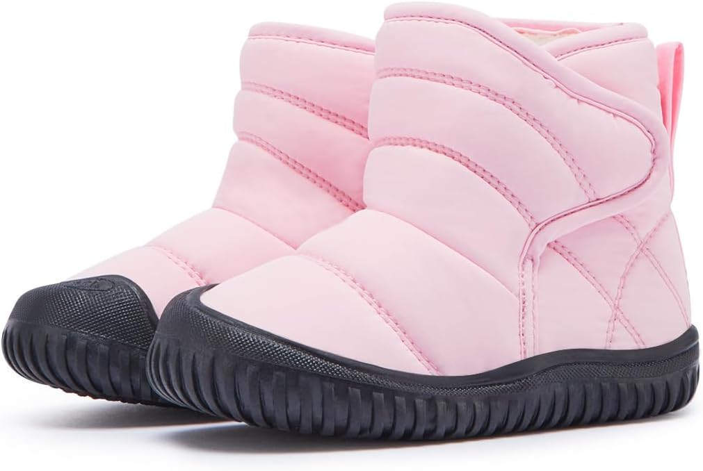 BMCiTYBM Toddler Baby Snow Boots Winter Shoes Boys Girls Cold Weather Baby Faux - Image 4