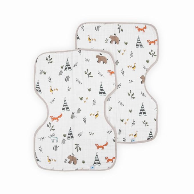 Little Unicorn Ultra-Absorbent Premium Burp Cloth 2 Pack | Soft on Baby's Skin by LittleUnicorn