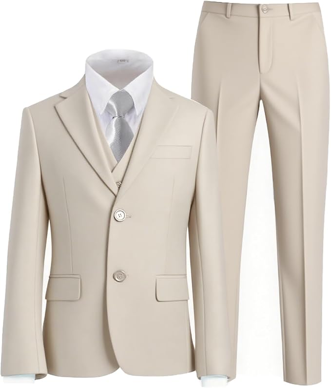 Boys Suit for Kids Tuxedo Suits for Wedding Formal Suit Set Toddler Boy Dress by Tomic