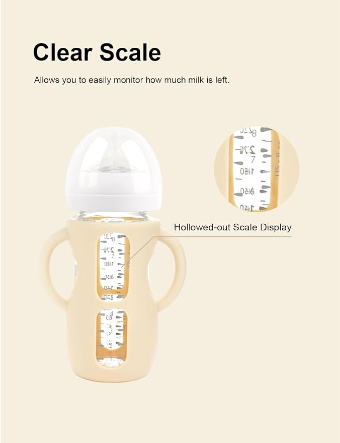 4-Pack Silicone Sleeves for Philips Avent Glass Bottles, BPA-Free - Image 7