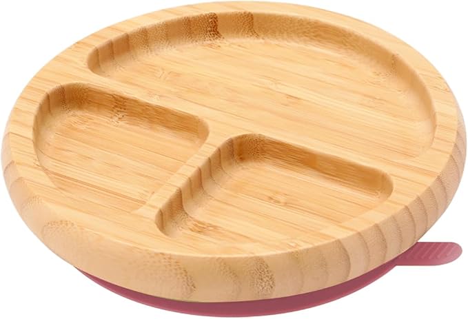 Bamboo Suction Plates for Babies and Bamboo Plates For Kids Baby Feeding and - Image 2