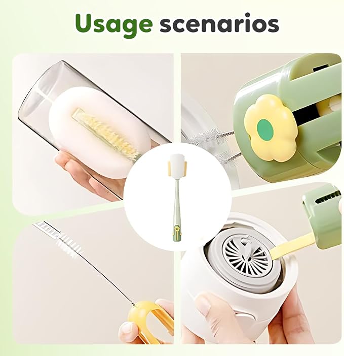 5 in 1 Bottle Cleaning Brush, Straw Cleaner Brushs - Image 7