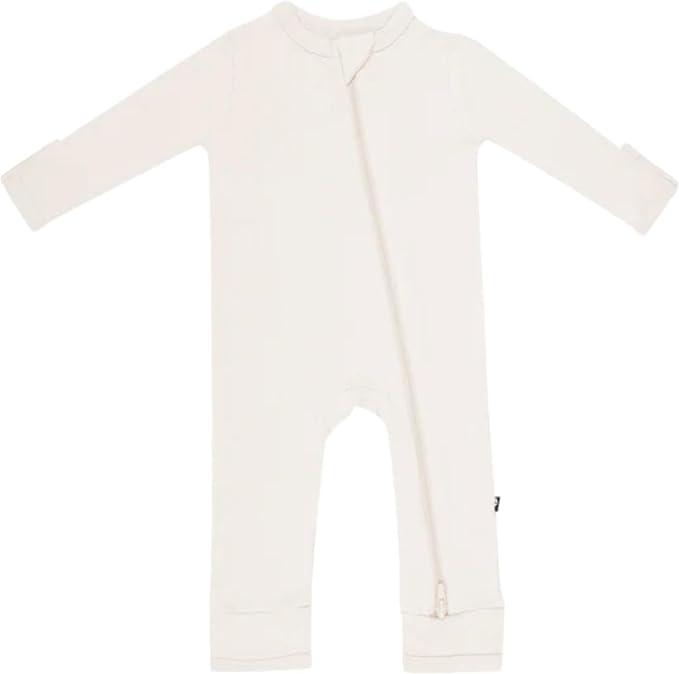 KYTE BABY Unisex Rayon Made From Bamboo Zippered Rompers 0-24 Months by KYTEBABY
