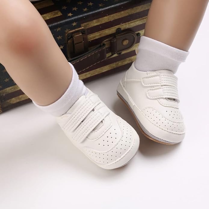 Clowora Baby Boys Girls Shoes Non-Slip Rubber Sole Sneakers Infant First - Image 6