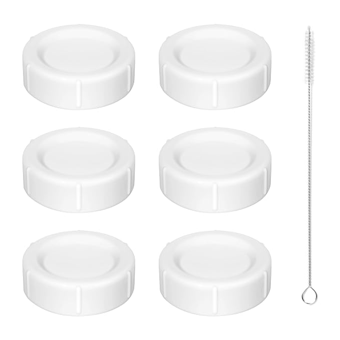 Travel Bottle Caps for Dr Brown Wide-Neck Storage/Travel Caps for Anti-Colic by Joxodak
