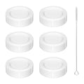 Travel Bottle Caps for Dr Brown Wide-Neck Storage/Travel Caps for Anti-Colic by Joxodak